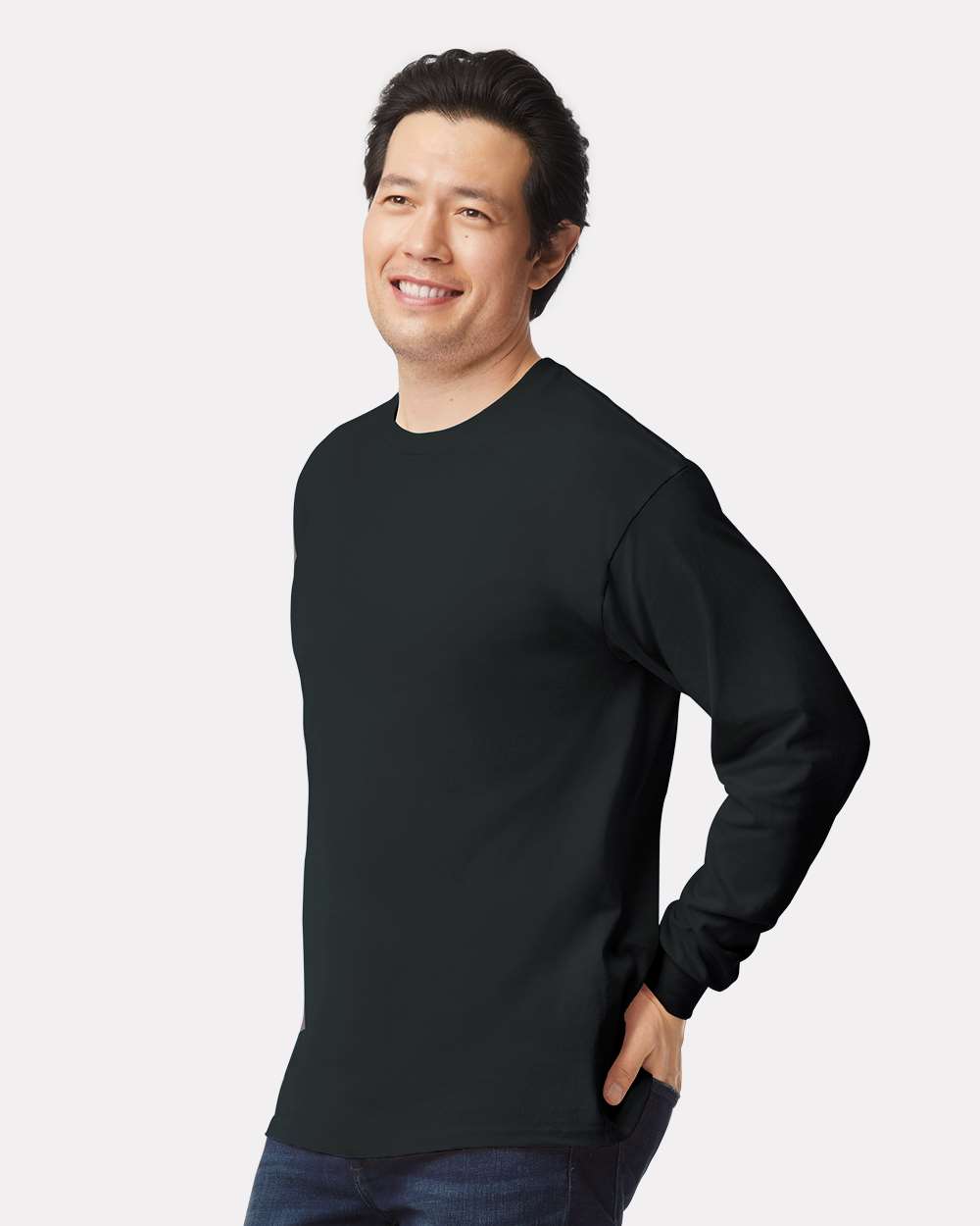 Gildan Unisex Ultra Cotton Long Sleeve Tee - 2400 - Image 2