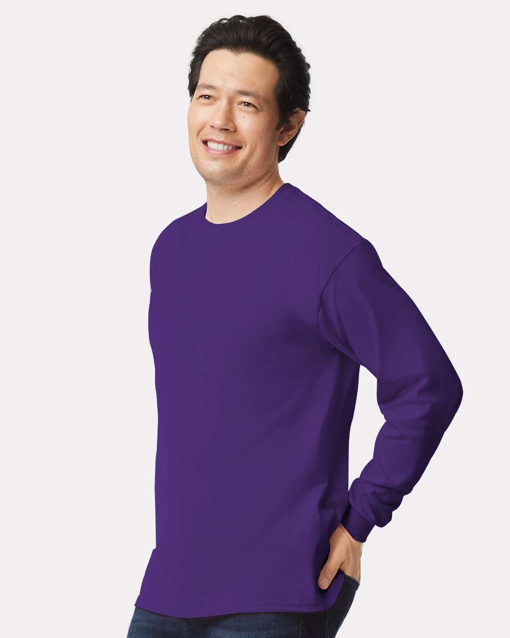 Gildan Unisex Ultra Cotton Long Sleeve Tee - 2400 - Image 7